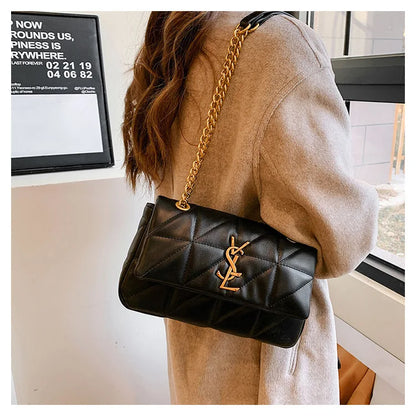 Genuine Leather Mini Square Bag for Women