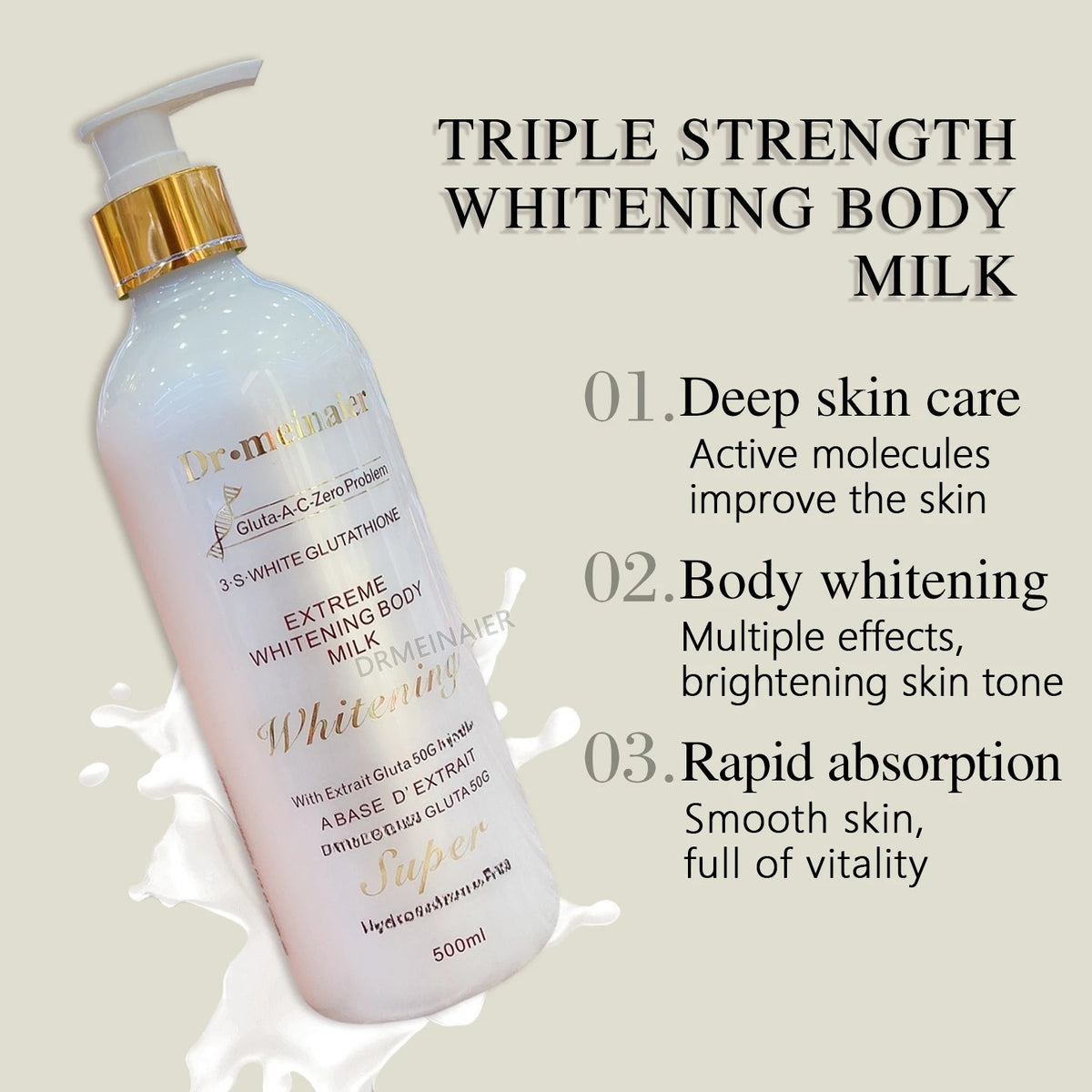 24K Gold Glutathione Body Lotion