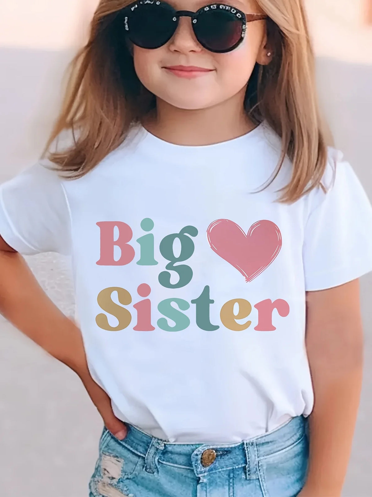 Capybara Print Girls Summer T-Shirt Short Sleeve