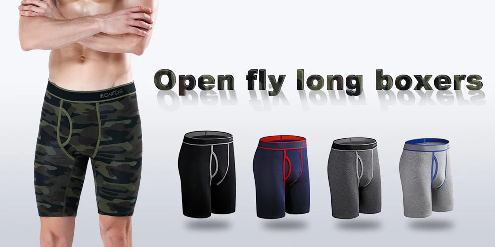 Men's Cotton Boxer Shorts Underwear Set of 5