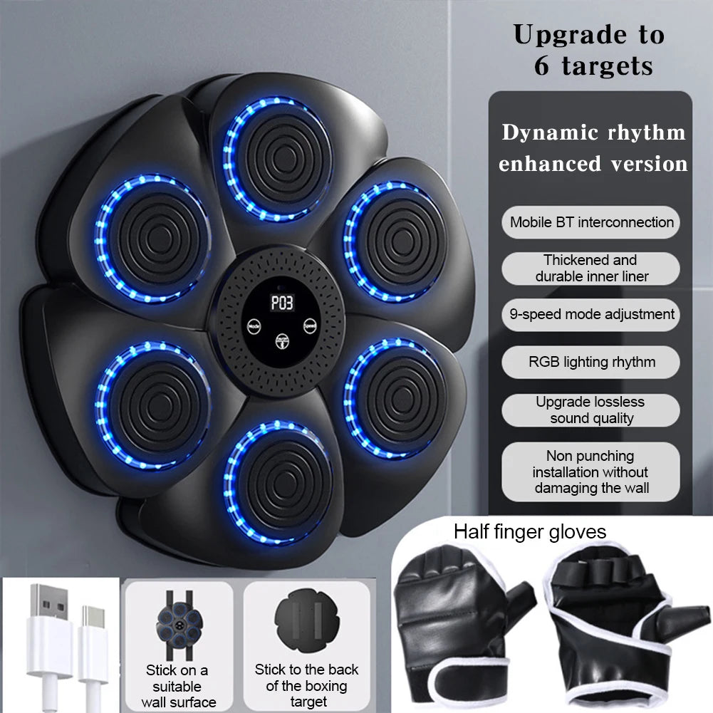 Smart Music Boxing Machine for Home Fitness Training