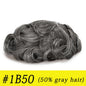 Thin Skin 0.03mm Natural Hair Toupee for Men