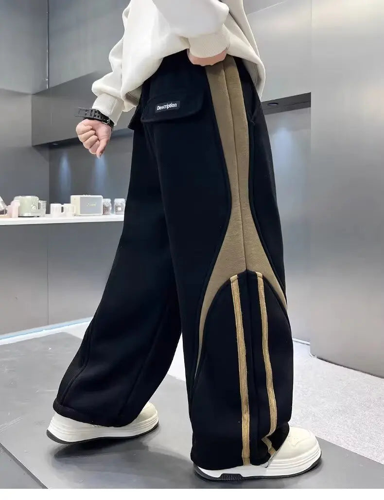 Boys Cargo Pants Spring Autumn Sport Trousers