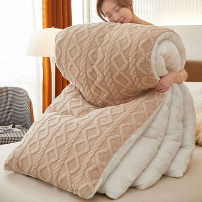 Thick Winter Warm Blanket Artificial Lamb Cashmere