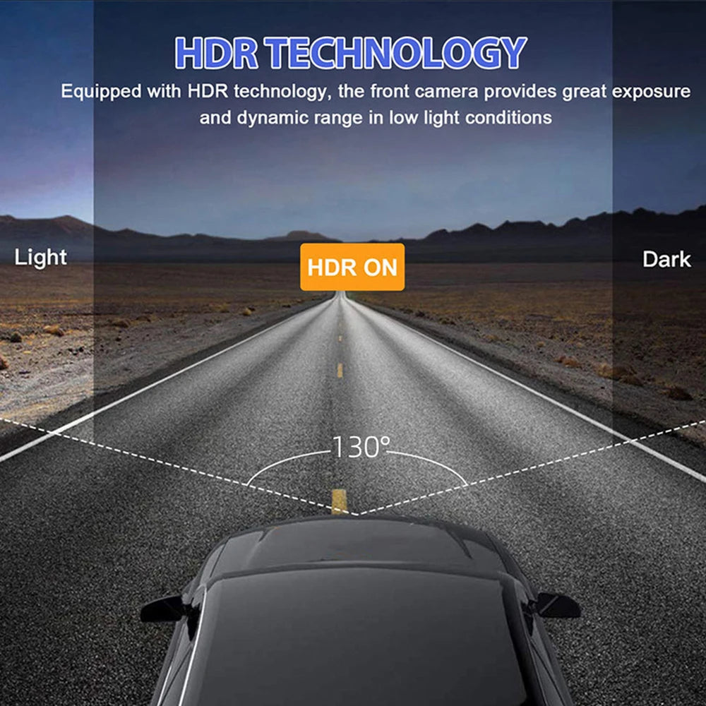 1080P Dash Cam with IR Night Vision and Loop Recording