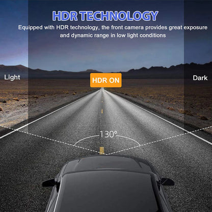 1080P Dash Cam with IR Night Vision and Loop Recording