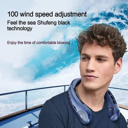5-Speed Lightweight Wearable Neck Fan