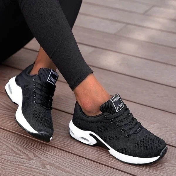 Women Breathable Mesh Platform Sneakers Casual Shoes