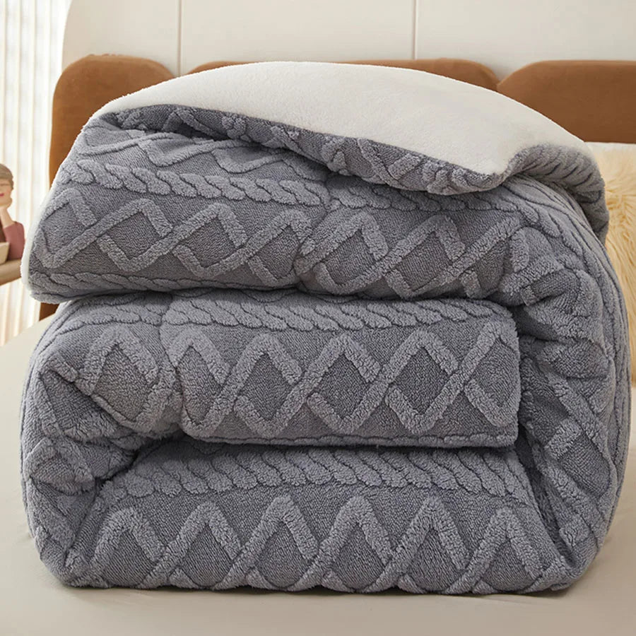 Thick Winter Warm Blanket Artificial Lamb Cashmere
