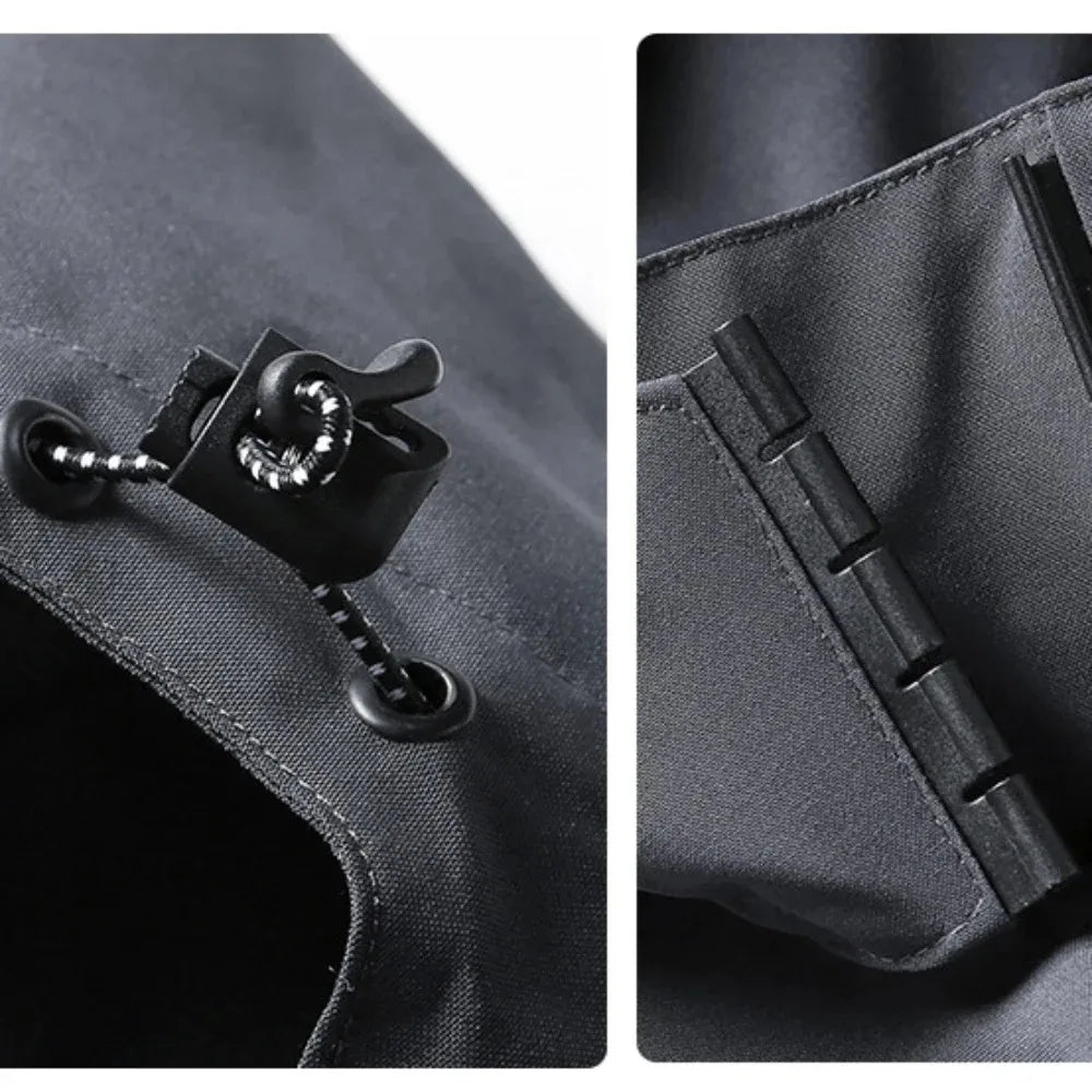 Men's Lightweight Waterproof Hooded Rain Jacket