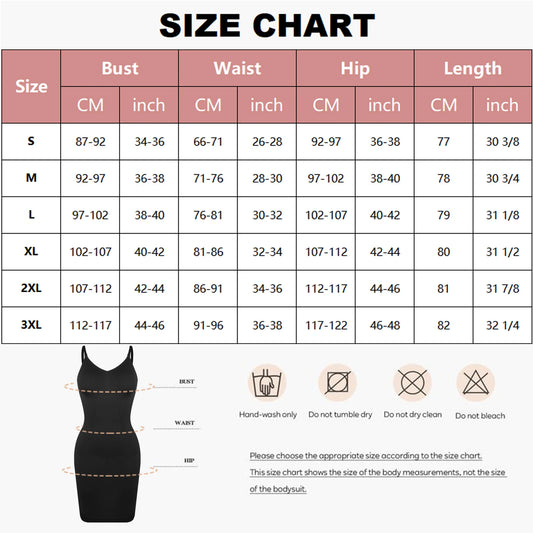 Women’s Slim Fit Tummy Control Shaper Dress S-3XL