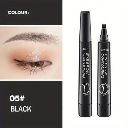 Waterproof Microblading Eyebrow Pen with 4 Split Head