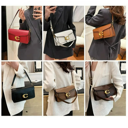 Women's Solid Color Small Square Shoulder Bag