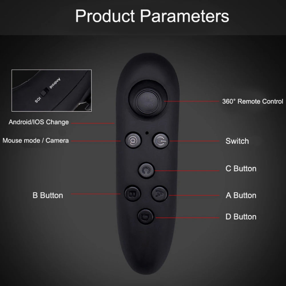 3D Virtual Reality Glasses Headset for Smartphones
