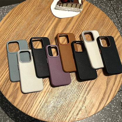 Luxury Lichee Pattern TPU Case for iPhone Pro Max