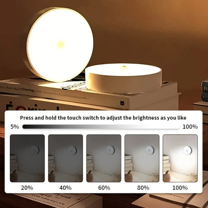 3pcs Motion Sensor Night Lights Warm White Cold White