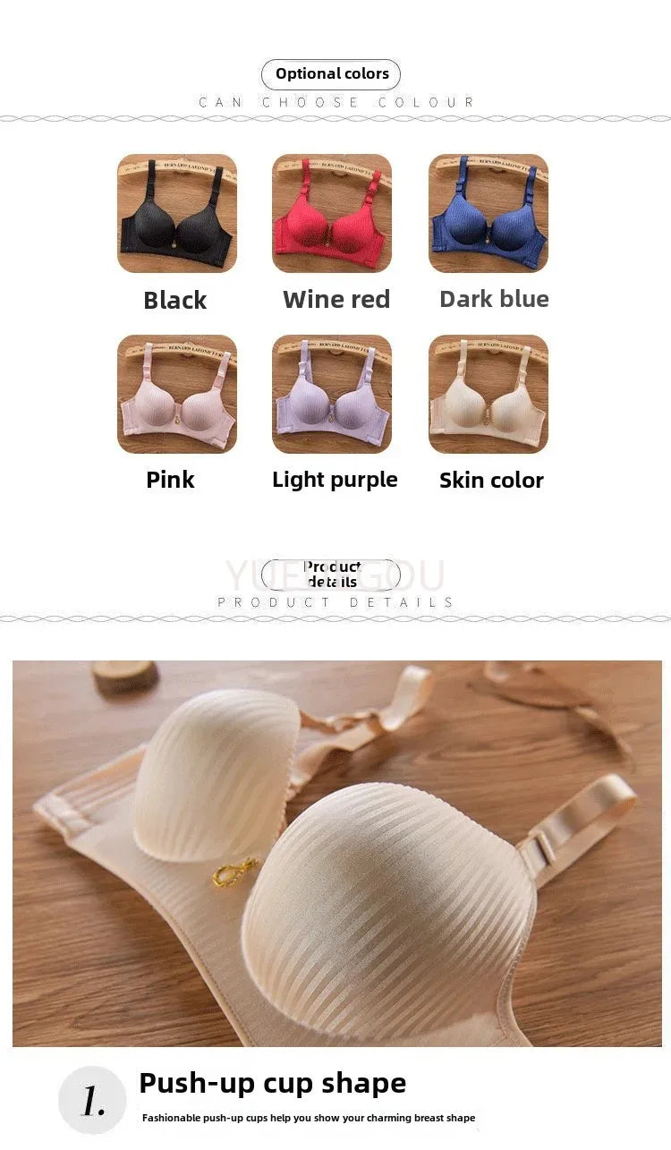 8cm Thickened Wireless Push Up Bra for Women