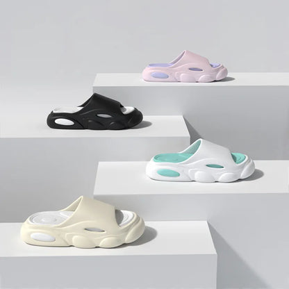 Men's Summer Platform Slides EVA Non-slip Beach Shoes