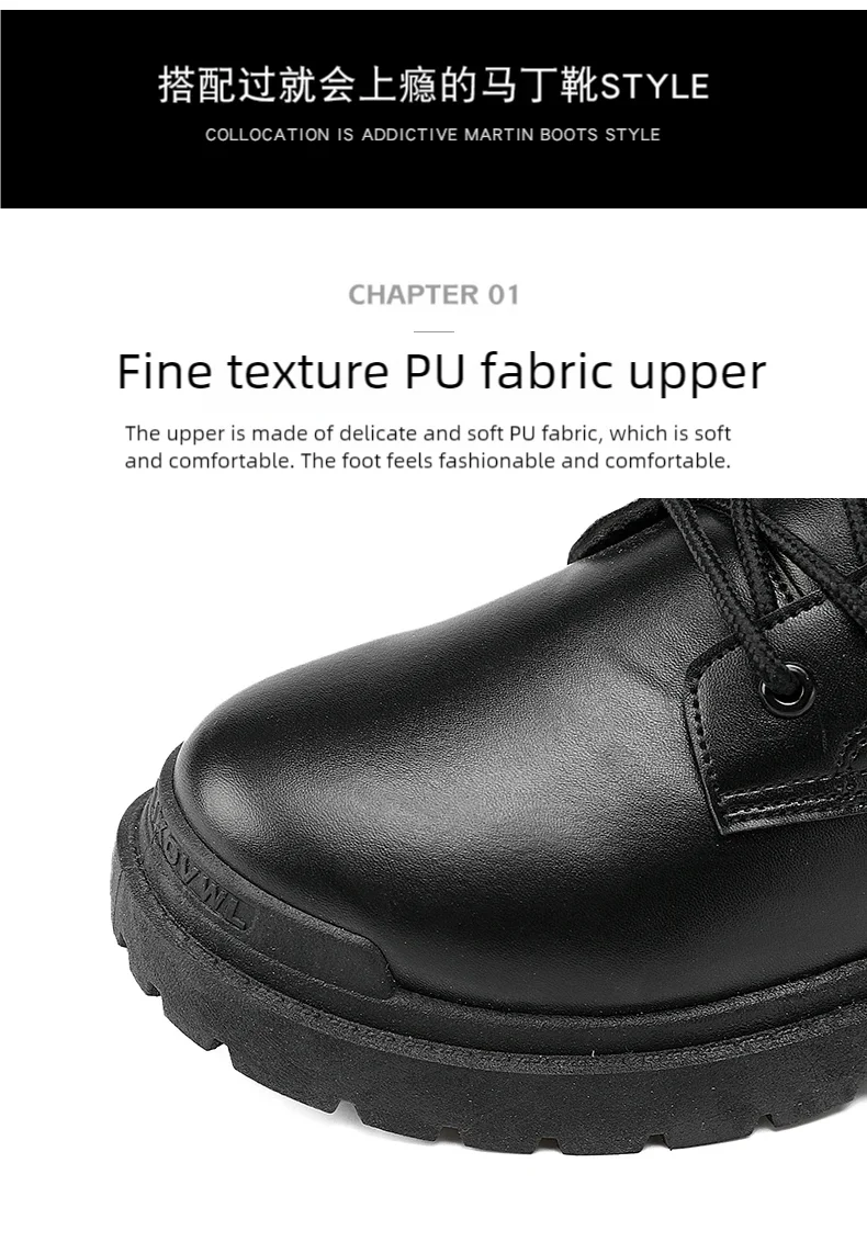 Men's Leather Ankle Boots for Outdoor Hiking