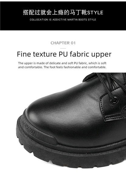 Men's Leather Ankle Boots for Outdoor Hiking