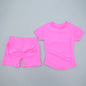 Seamless Yoga Top and Shorts Set for Women