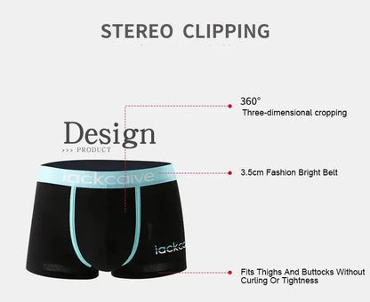 Cotton Boxer Shorts for Men 3Pcs Breathable Underwear
