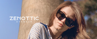 ZENOTTIC Square Polarized Sunglasses for Women UV400
