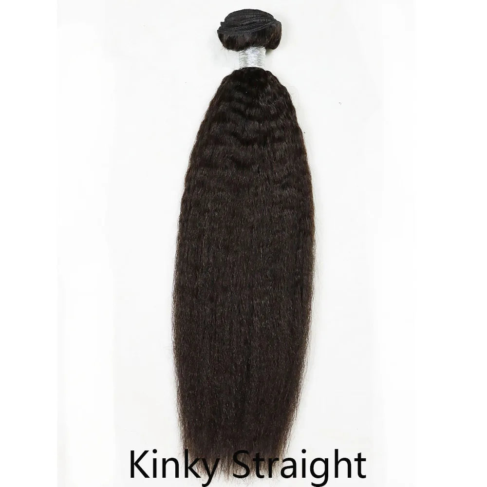 IXTUYLLY 4C Afro Kinky Curly Virgin Brazilian Hair Weft