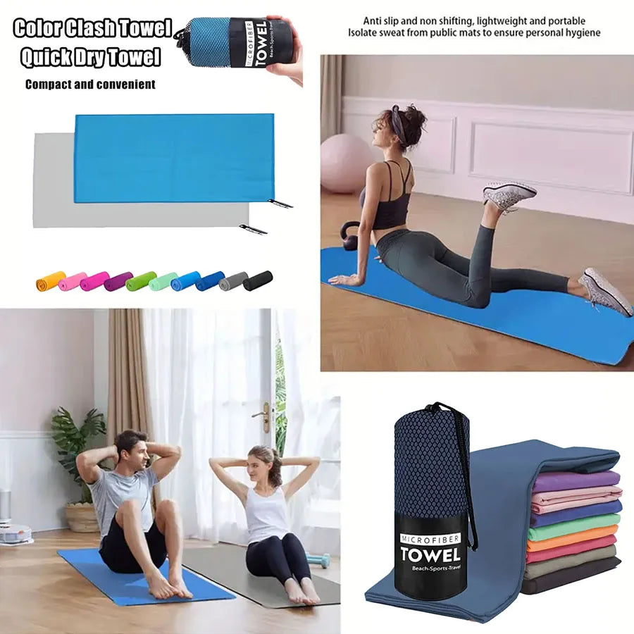 Microfiber Quick Dry Sports Towel for Gym and Beach
