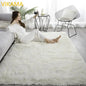 VIKAMA Solid Color Polyester Plush Carpet