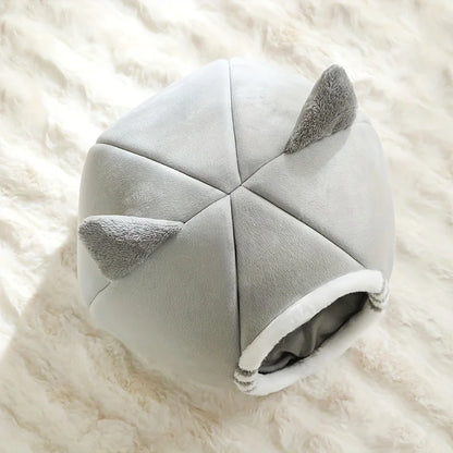 Deep Sleeping Cat Bed Cave Nest Plush Soft Mat