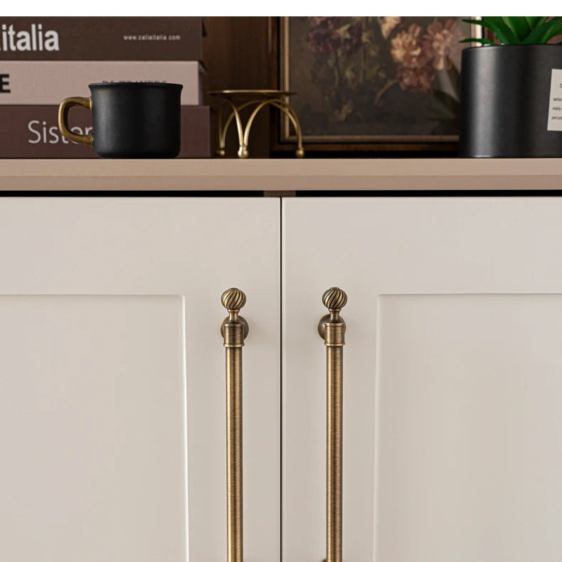 Brushed Antique Brass Kitchen Cabinet Pull Handle