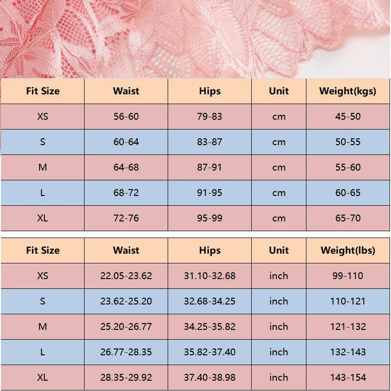 Lace Hollow Out Low-Waist Floral Briefs for Women