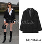 Elegant Double Breasted Blazer Coat for Women