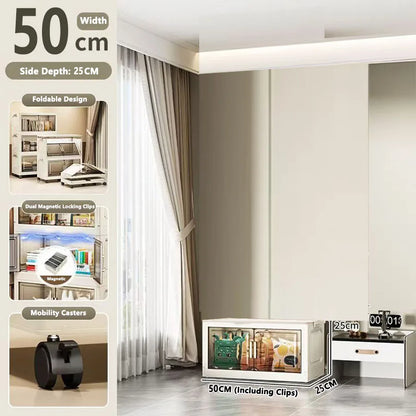 Large Capacity Plastic Folding Storage Cabinet