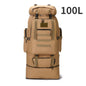 80L Tactical Mountaineering Backpack for Hiking Camping