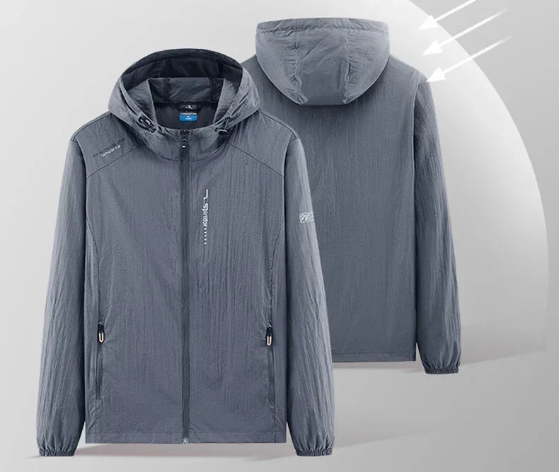 Men's UV Protection Quick Dry Windbreaker Jacket