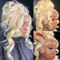 360 Lace Frontal Wig Honey Blonde Body Wave Human Hair