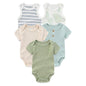 Kiddiezoom Cartoon Short Sleeve Baby Bodysuits 100% Cotton