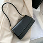 Luxury Women's Crossbody Shoulder Bag in Solid Color