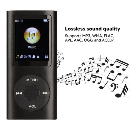 Aluminum Alloy Slim MP3 Player with 1.8 Inch LCD Screen