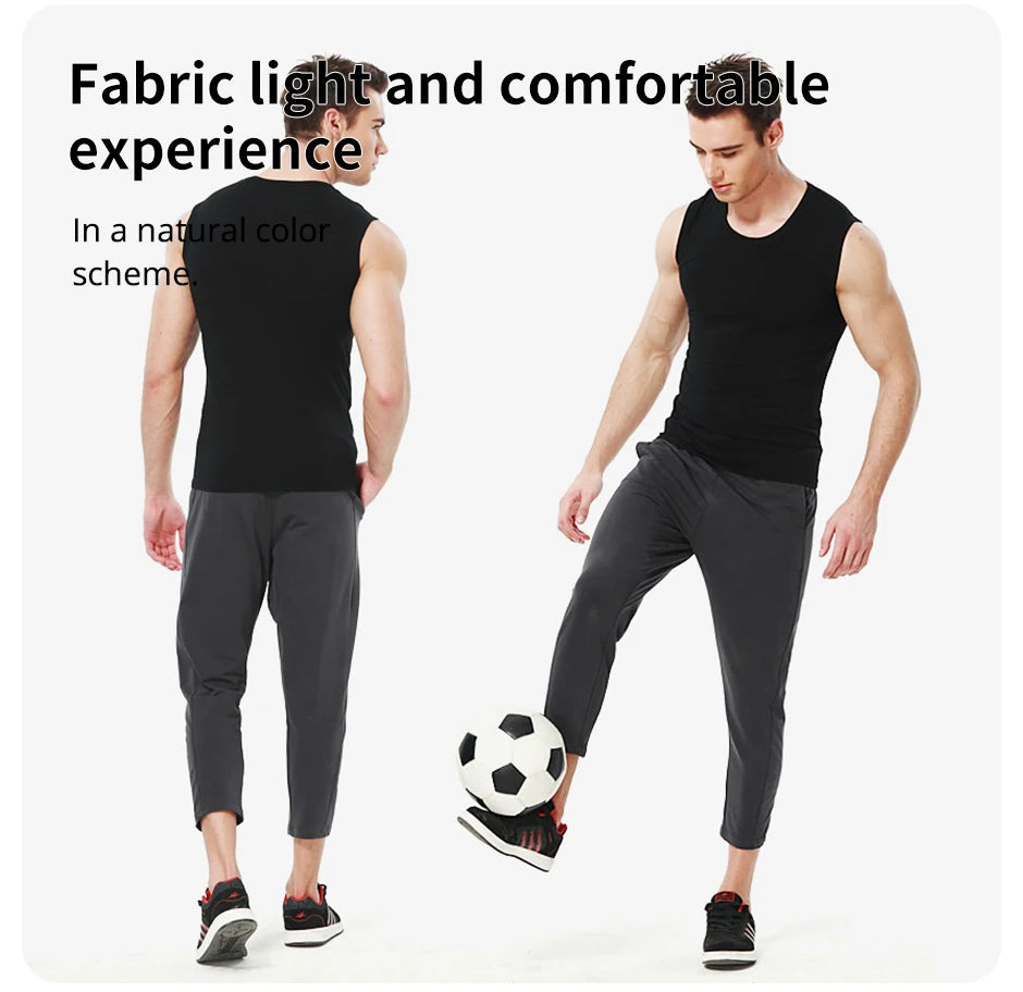 Men's Cotton Tank Top for Casual Sports Wear