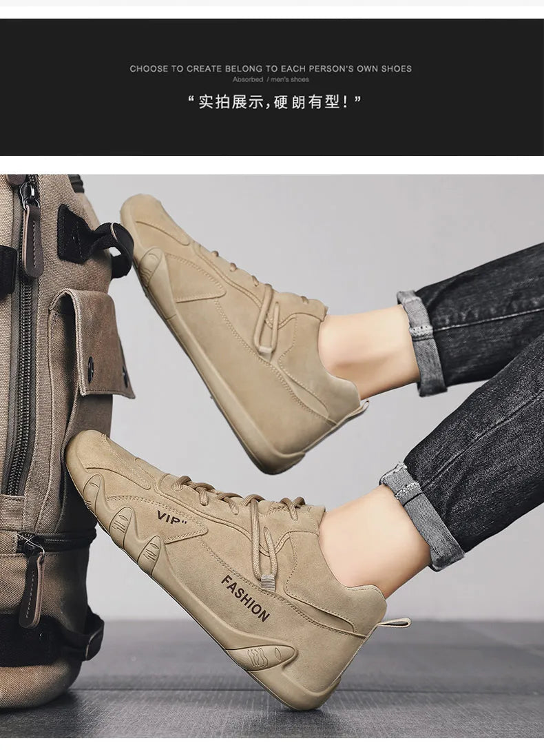 Men's Casual Hiking Shoes with Anti-Slip Comfort