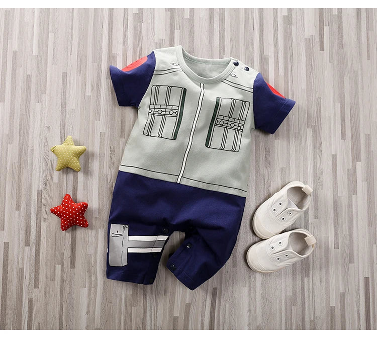 Cotton Anime Role Play Baby Jumpsuit for Summer