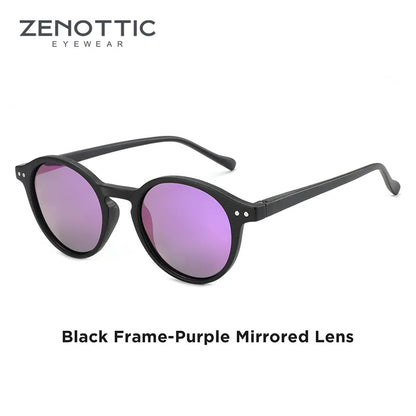 ZENOTTIC Retro Circular Polarized Sunglasses S Size