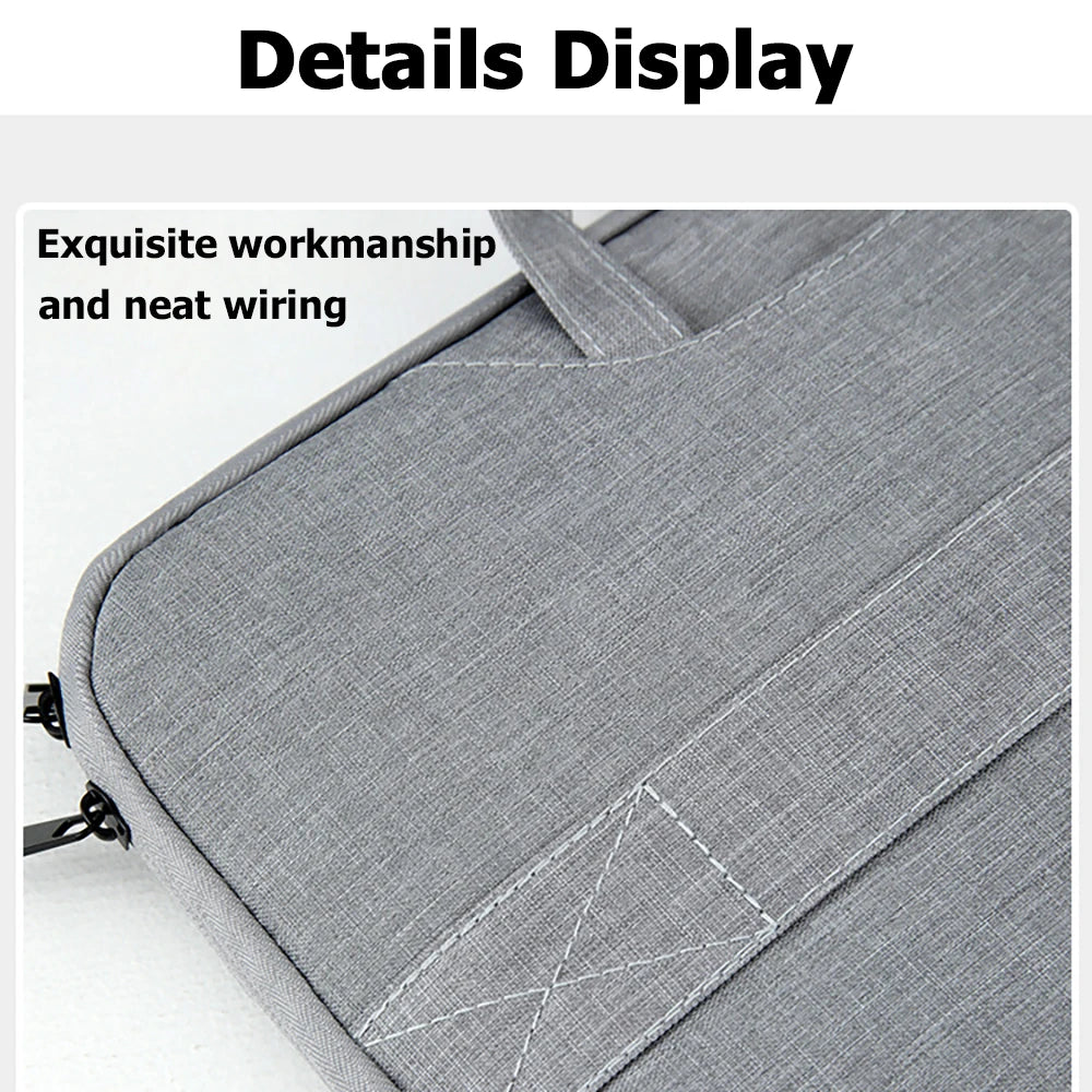 Suede Laptop Bag for 13.3 to 15.6 Inch Devices