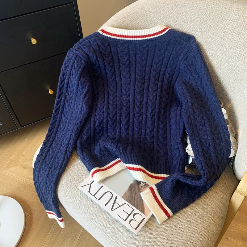 Cashmere V Neck Pullover Knitwear Jumper for Women