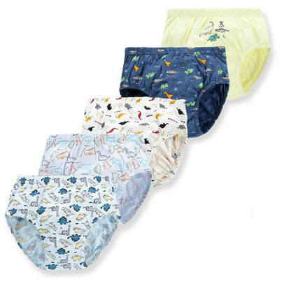 Cotton Kids Triangle Underwear Boys Briefs Dinosaur Print