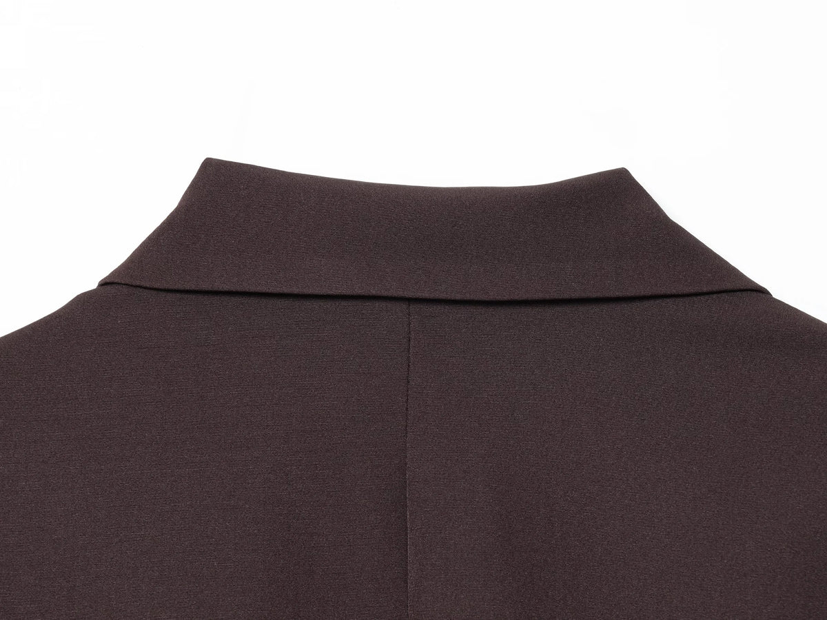 Elegant Double Breasted Blazer Coat for Women