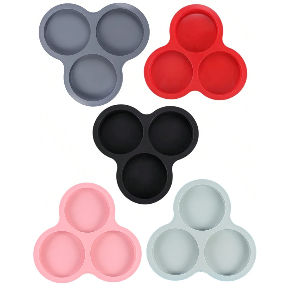 Silicone 3-Cavity Egg Mold for Air Fryer Baking
